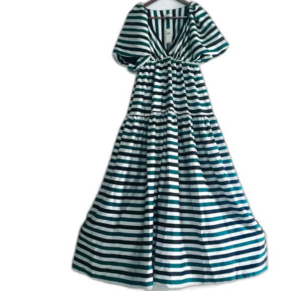 Anthropologie Delfi Striped Tiered Maxi Dress NWT - Picture 10 of 15